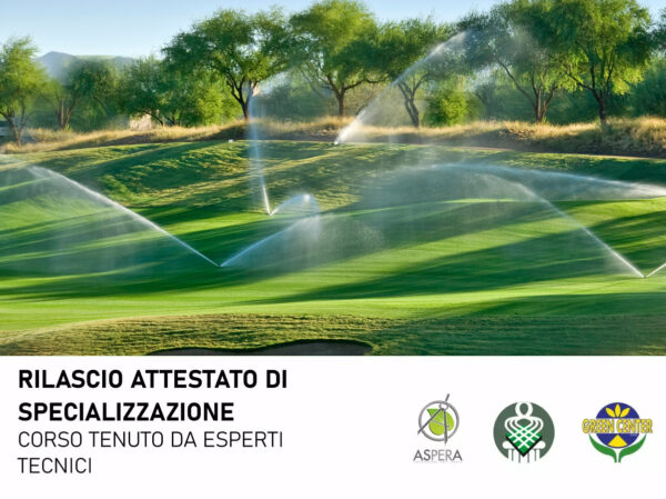 Corso Progettazione Impianti Irrigui Aree Verdi E Colture Agrarie